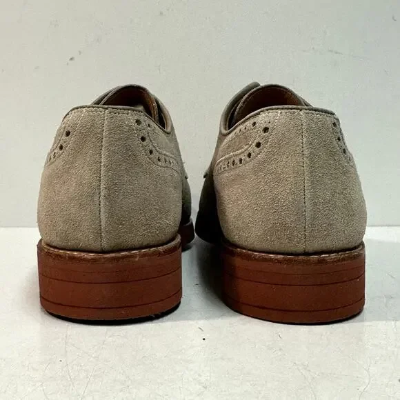 NWOT Crockett & Jones x Ralph Lauren Suede Cap Toe Brogue Made in England 10.5 D